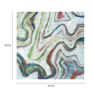 Foto 6 | Cuadro Decorativo - Marmol De Arcoiris Ii - Heather Hayes - Arte Abstracto - Impresión En Lienzo - Fine Art Tj