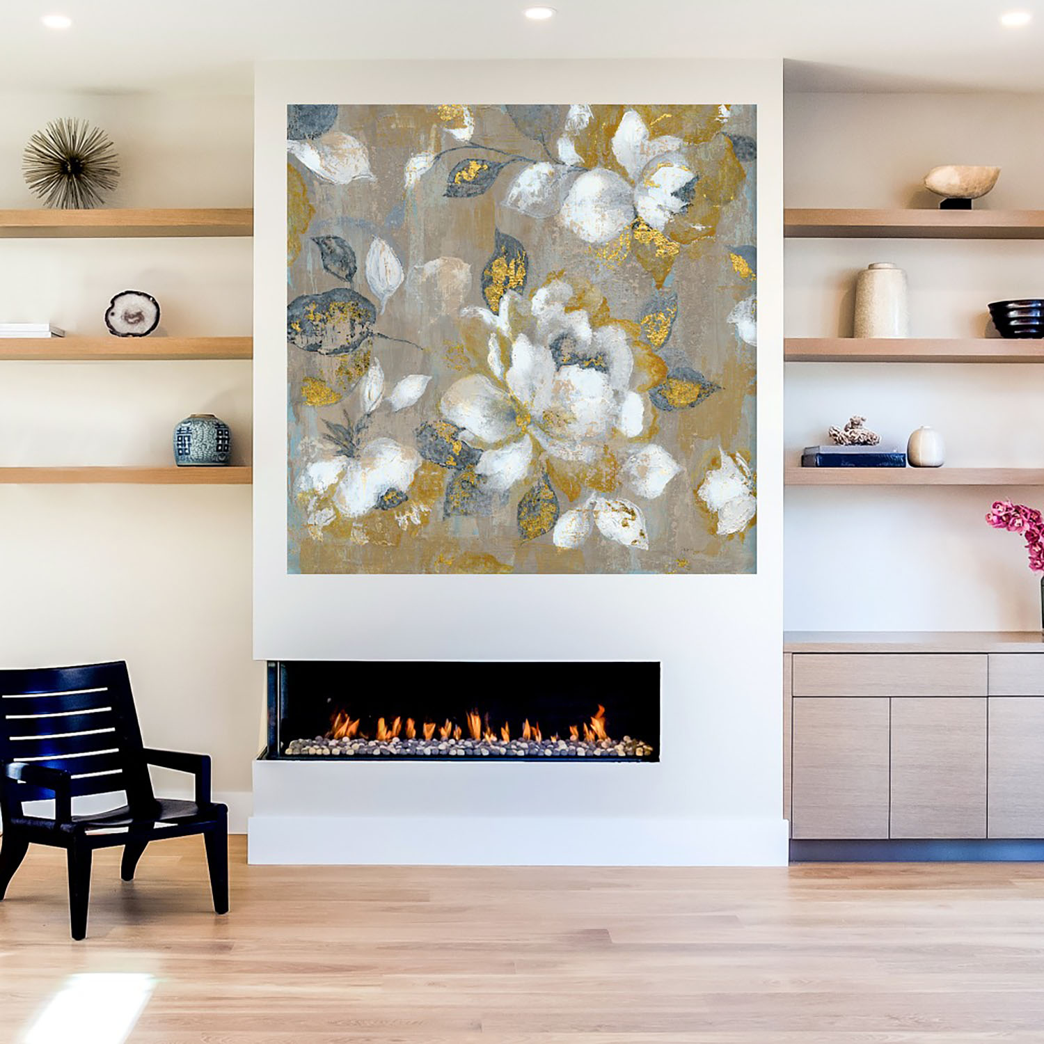 Foto 5 | Cuadro Decorativo - Guinda Abstracto Ii - Silvia Vassileva  - Arte Moderno - Impresión En Lienzo - Fine Art Tj