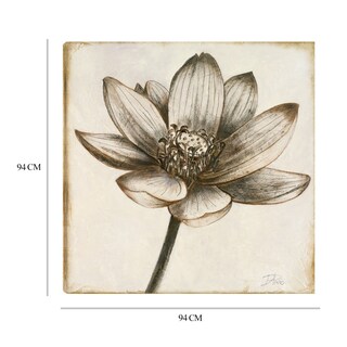 Foto 6 | Cuadro Decorativo - Loto En Sepia Ii - Patricia Pinto - Arte Floral - Impresión En Lienzo - Fine Art Tj