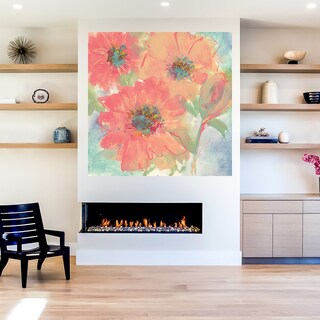 Foto 5 | Cuadro Decorativo - Flores Rosas I - Chris Paschke - Arte Moderno - Impresión En Lienzo - Fine Art Tj