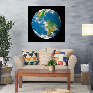 Foto 2 | Cuadro Decorativo Fine Art TJ 'Globo Terráqueo II' de Contemporary Photography 56 x 56 cm