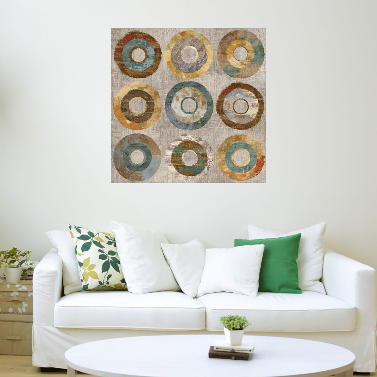 Foto 4 pulgar | Cuadro Decorativo Fine Art TJ 'Girar' de Cam Richards 82 x82 cm