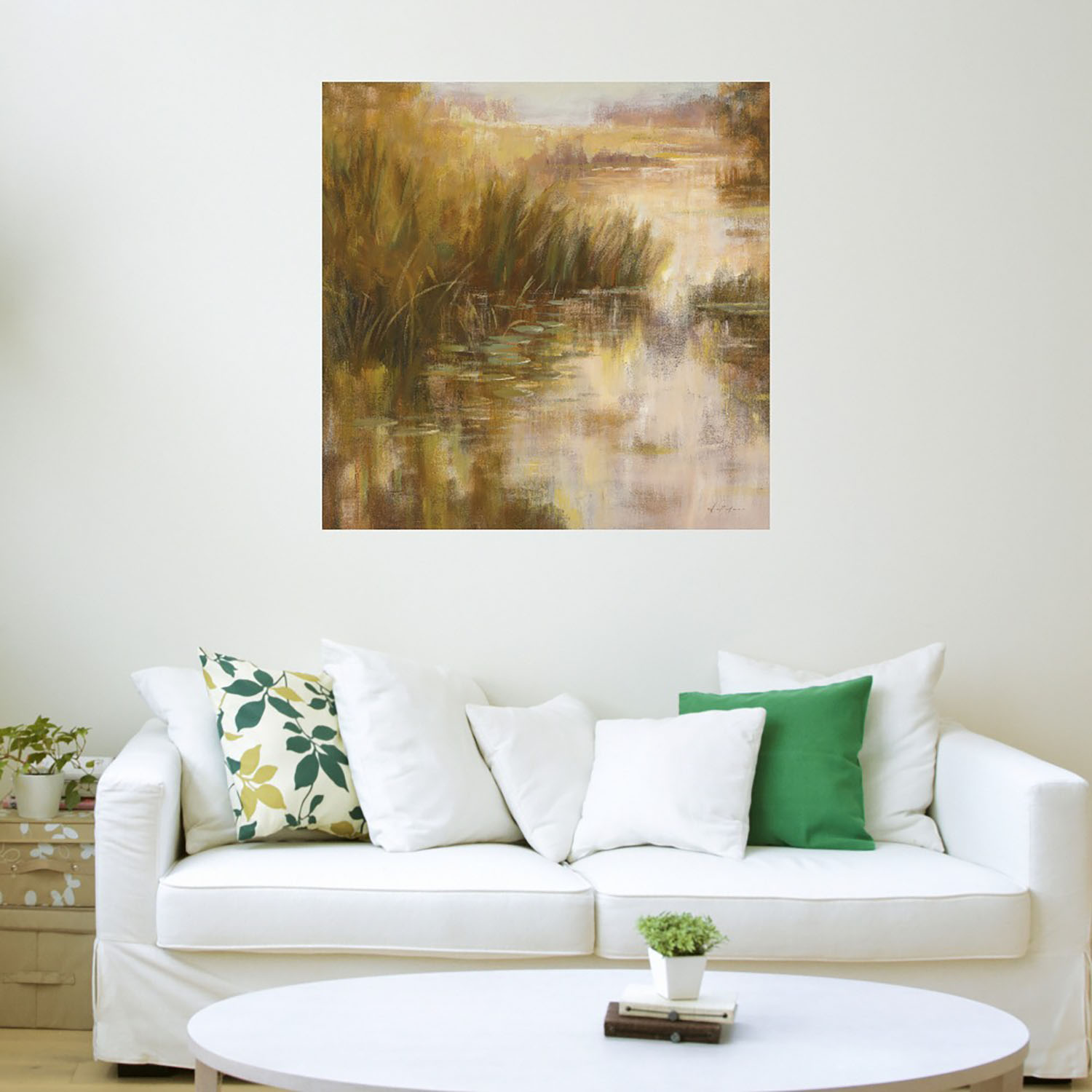 Foto 4 pulgar | Cuadro Decorativo - Lago Poético - Simon Addyman  - Arte Paisaje - Impresión En Lienzo - Fine Art Tj