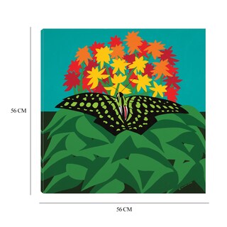 Foto 6 | Cuadro Decorativo - Mariposa Con Flores - Synthia Saint James - Arte Animales - Impresión En Lienzo - Fine Art Tj