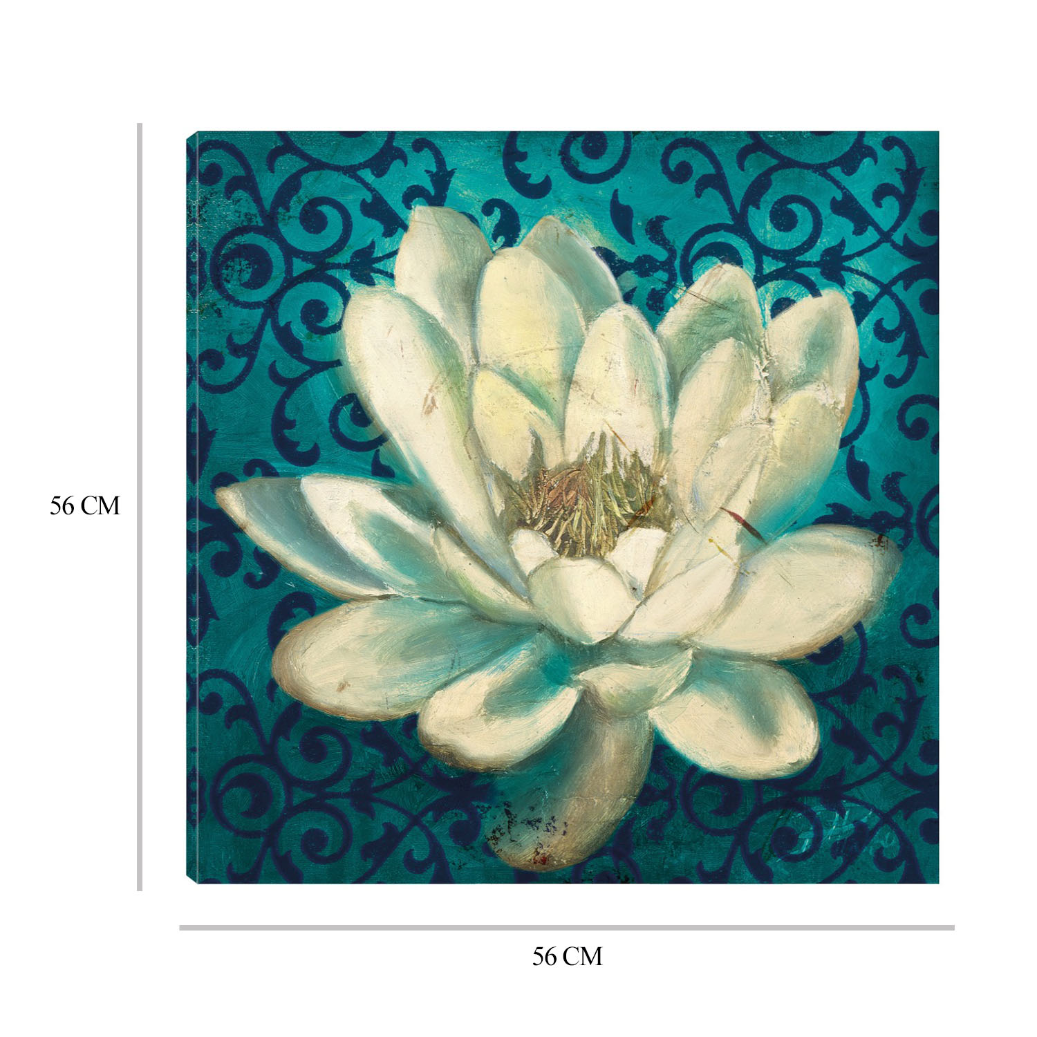 Foto 6 | Cuadro Decorativo - Lirio De Agua - Patricia Pinto  - Arte Floral - Impresión En Lienzo - Fine Art Tj