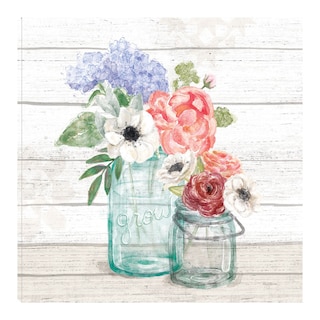 Foto 1 | Cuadro Decorativo - Mercado De Flores Pastel Xii - Mary Urban - Arte Floral - Impresión En Lienzo - Fine Art Tj