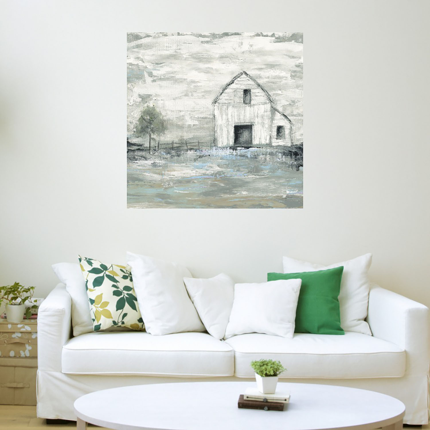 Foto 3 | Cuadro Decorativo - Granero De Iowa Ii -  Fine Art Tj Courtney Prahl - Arte Moderno - Impresión En Lienzo