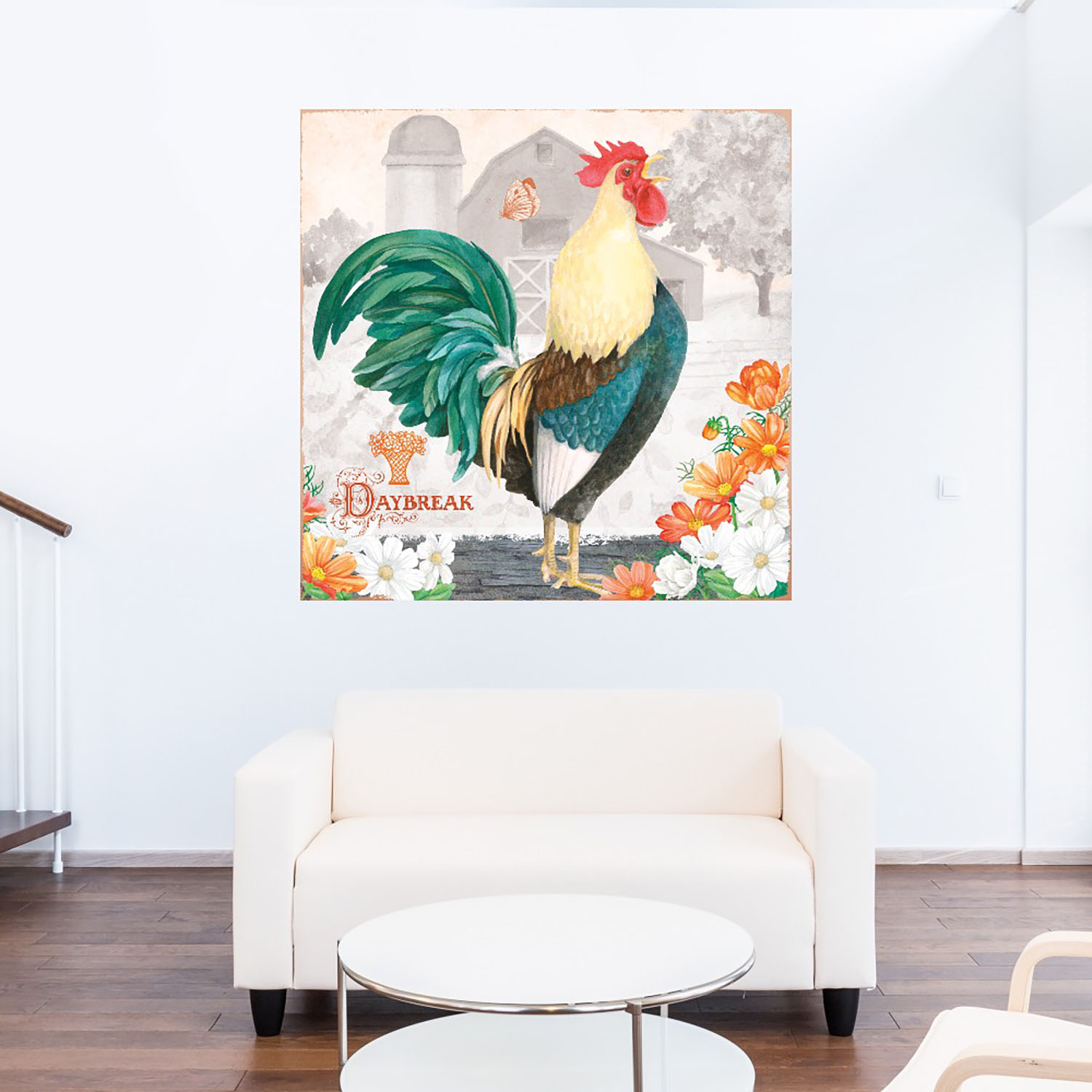 Foto 5 | Cuadro Decorativo - Granero De Iowa Ii -  Fine Art Tj Courtney Prahl - Arte Moderno - Impresión En Lienzo