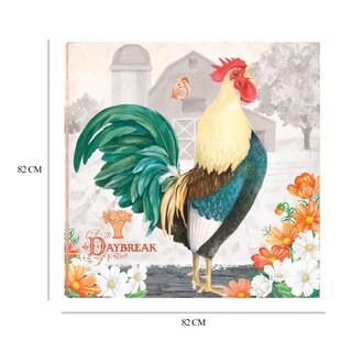 Foto 6 | Cuadro Decorativo - Gallo Esmeralda Al Alba - Fine Art Tj - Beth Grove - Arte Moderno - Impresión en Lienzo