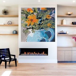 Foto 5 | Cuadro Decorativo - Gardenia - Michael Harrison - Arte Moderno - Impresión En Lienzo - Fine Art Tj