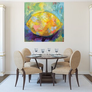 Foto 4 | Cuadro Decorativo - Limón - Jeanette Vertentes - Arte Floral - Impresión En Lienzo - Fine Art Tj