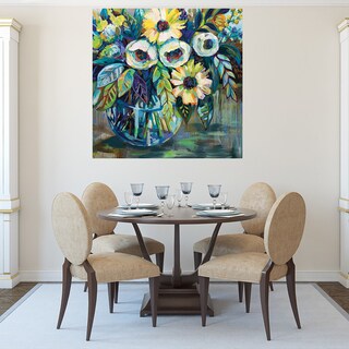 Foto 4 | Cuadro Decorativo - Luz Azul - Jeanette Vertentes - Arte Floral - Impresión En Lienzo - Fine Art Tj