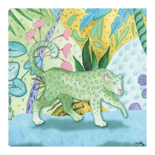 Foto 1 | Cuadro Decorativo - Guepardo Juguetón - Elizabeth Medley - Arte Moderno - Impresión En Lienzo - Fine Art Tj