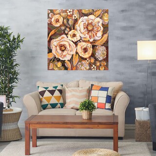 Foto 2 | Cuadro Decorativo - Flores Otoñales - Jeanette Vertentes - Arte Moderno - Impresión En Lienzo - Fine Art Tj