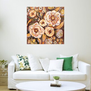 Foto 3 | Cuadro Decorativo - Flores Otoñales - Jeanette Vertentes - Arte Moderno - Impresión En Lienzo - Fine Art Tj