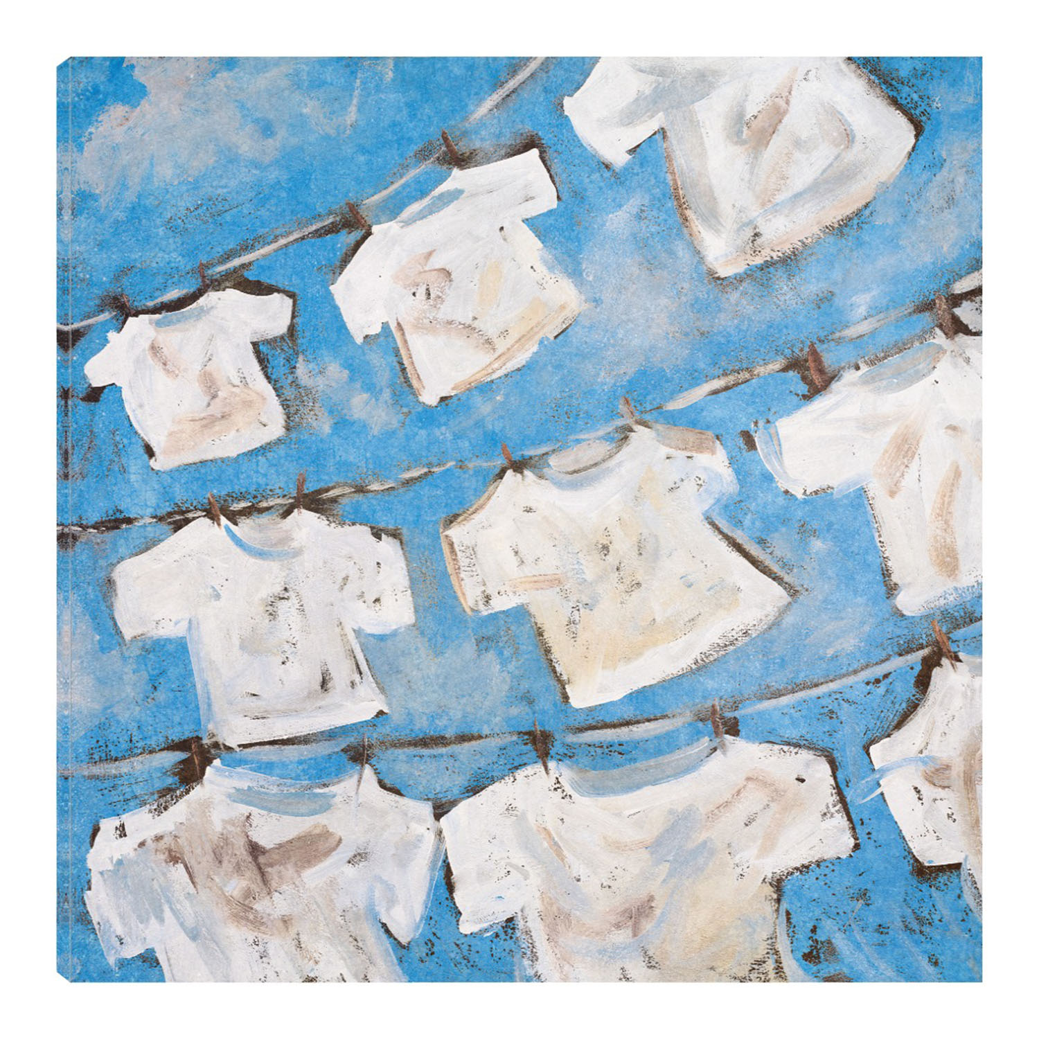 Cuadro Decorativo Fine Art TJ 'Lino Seco II' de Kingsley 82 x82 cm
