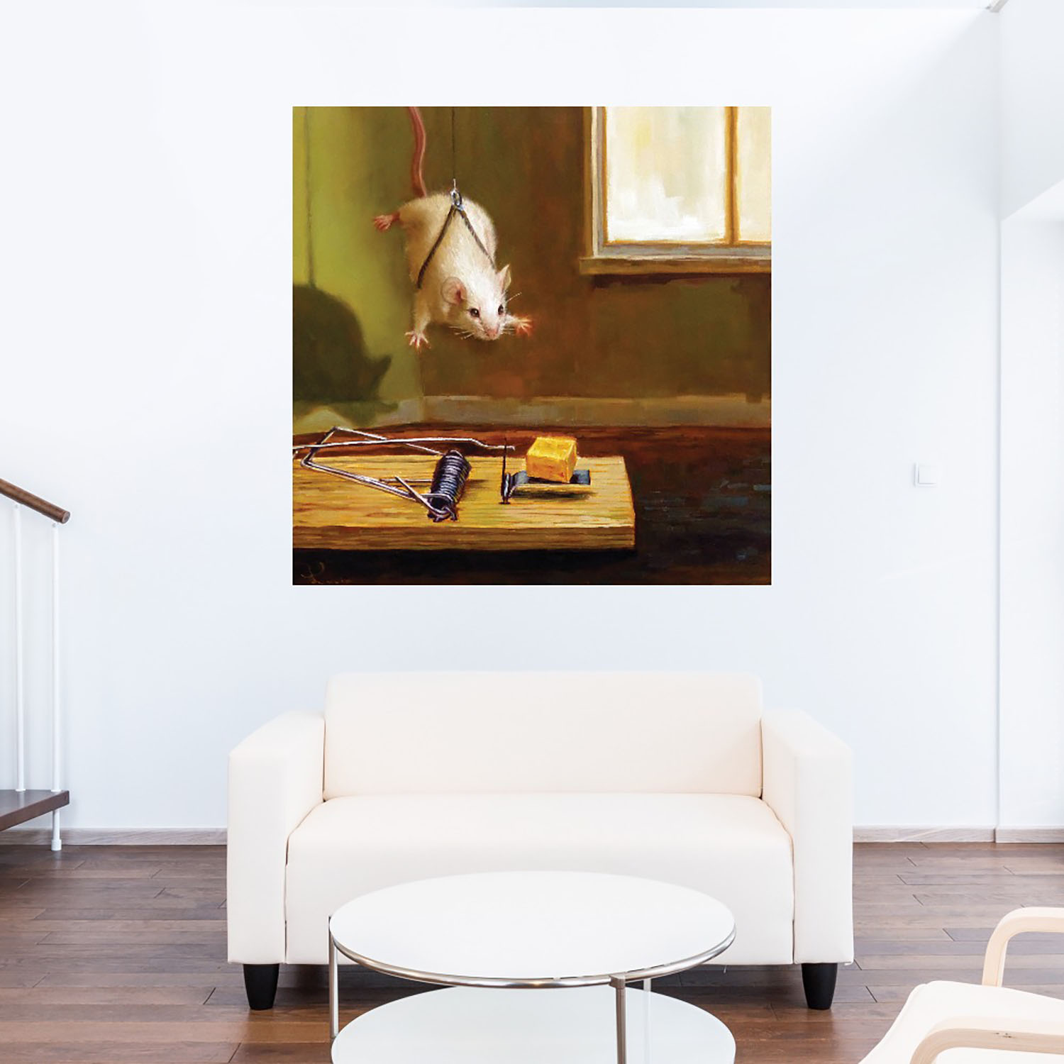 Foto 6 pulgar | Cuadro Decorativo Fine Art TJ 'Lino Seco II' de Kingsley 82 x82 cm