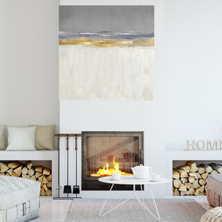 Foto 4 | Cuadro Decorativo - Horizonte De Oro Y Plata I - Jake Messina - Arte Moderno - Impresión En Lienzo - Fine Art Tj