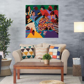 Foto 2 | Cuadro Decorativo - La Década Internacional - Synthia Saint James - Arte Moderno - Impresión En Lienzo - Fine Art Tj