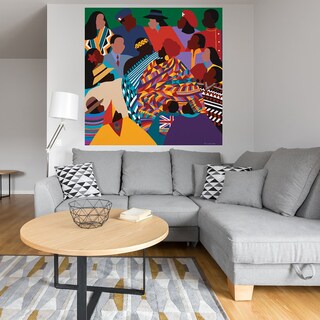 Foto 4 | Cuadro Decorativo - La Década Internacional - Synthia Saint James - Arte Moderno - Impresión En Lienzo - Fine Art Tj