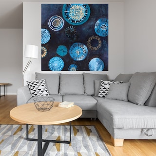 Foto 4 | Cuadro Decorativo - Índigo - Design Fabrikken - Arte Moderno - Impresión En Lienzo - Fine Art Tj
