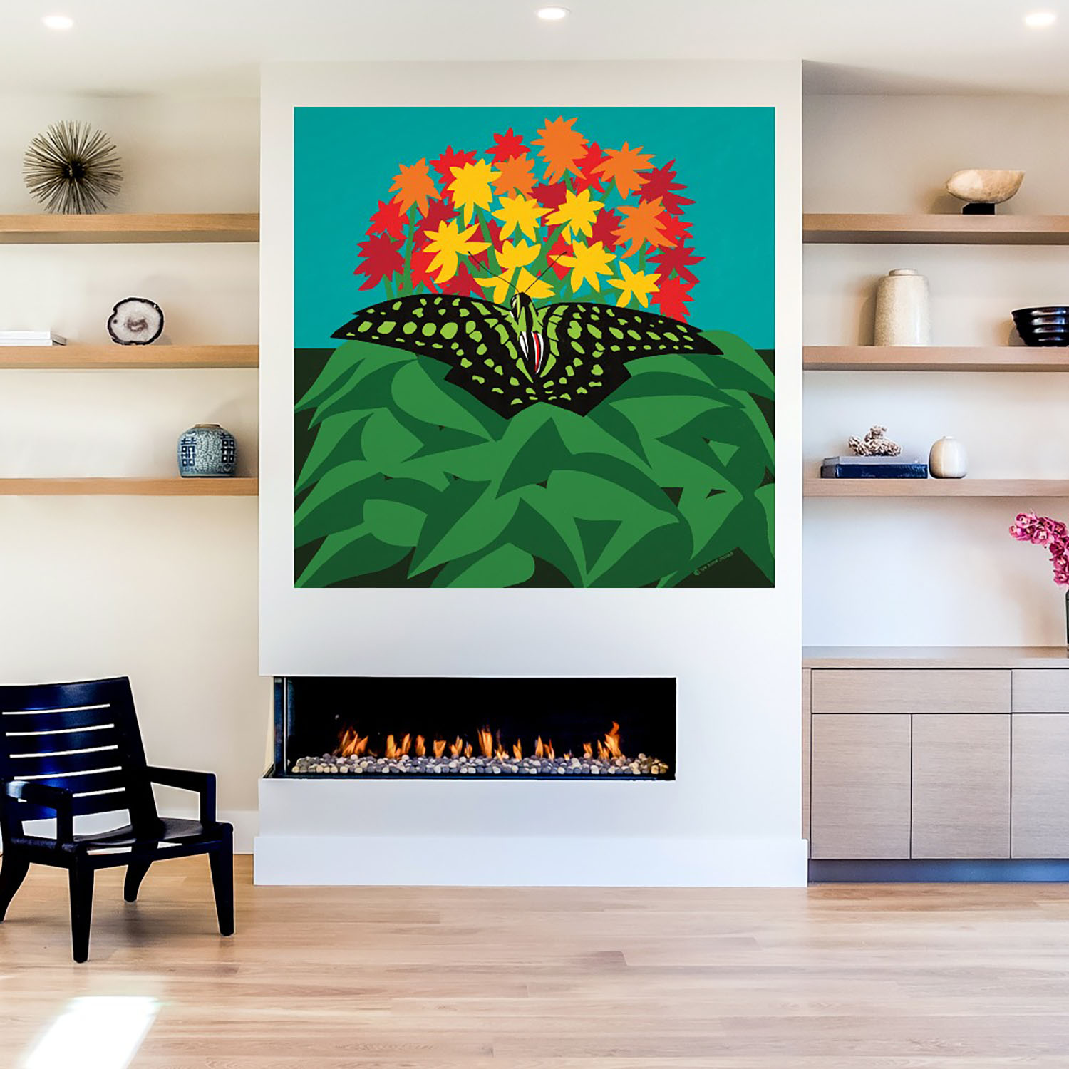 Foto 6 pulgar | Cuadro Decorativo - Gracias Por Las Melodías - Duy Huynh  - Arte Moderno - Impresión En Lienzo - Fine Art Tj