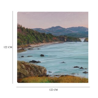 Foto 6 | Cuadro Decorativo - Linea Costera - Studio Arts - Arte Paisaje - Impresión En Lienzo - Fine Art Tj