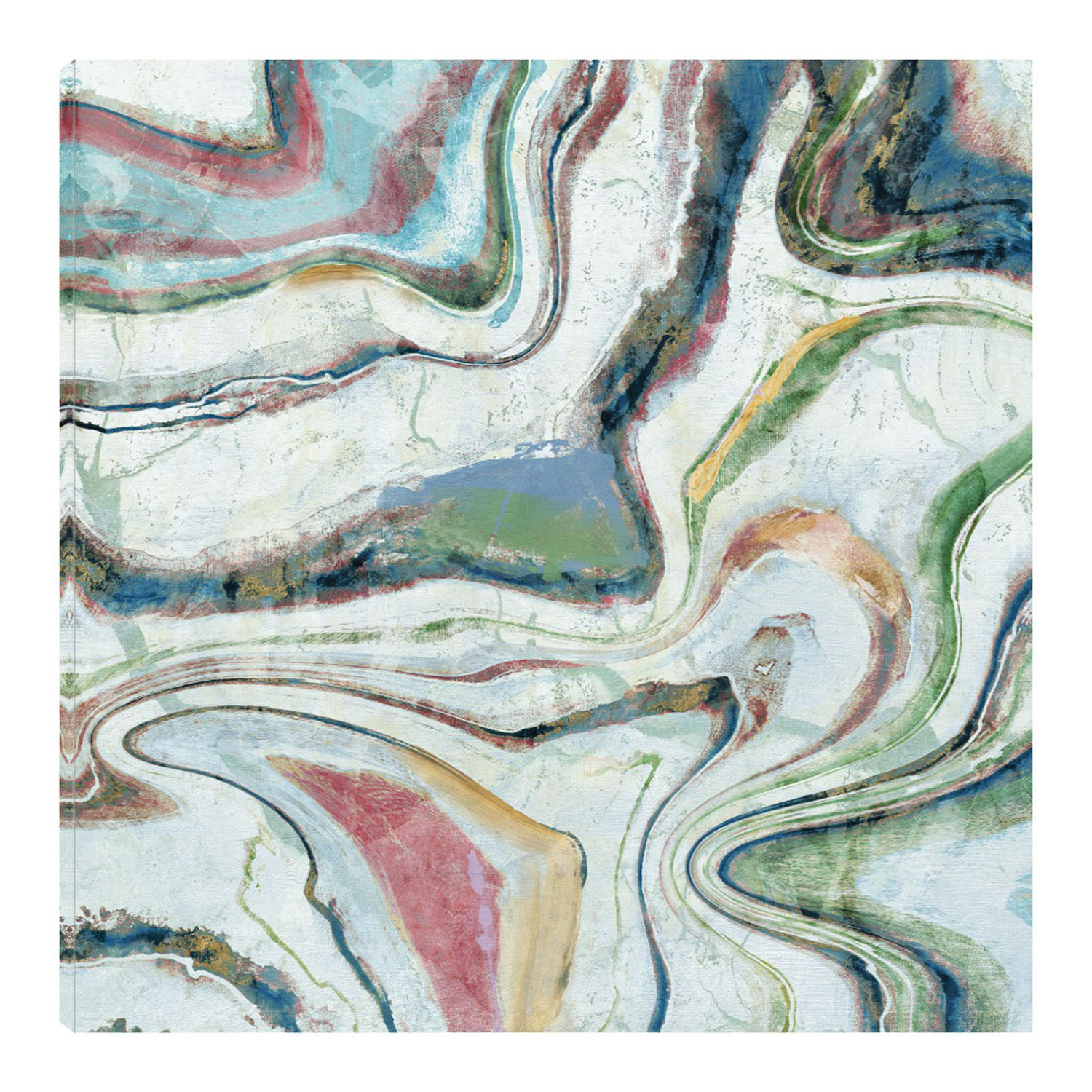Foto 2 pulgar | Cuadro Decorativo - Marmol De Arcoiris I - Heather Hayes  - Arte Abstracto - Impresión En Lienzo - Fine Art Tj