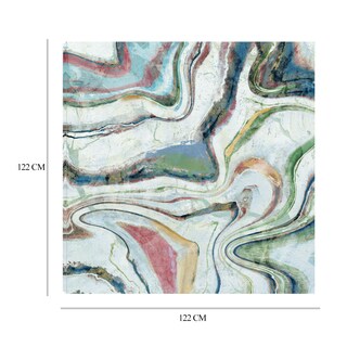Foto 6 | Cuadro Decorativo - Marmol De Arcoiris I - Heather Hayes - Arte Abstracto - Impresión En Lienzo - Fine Art Tj