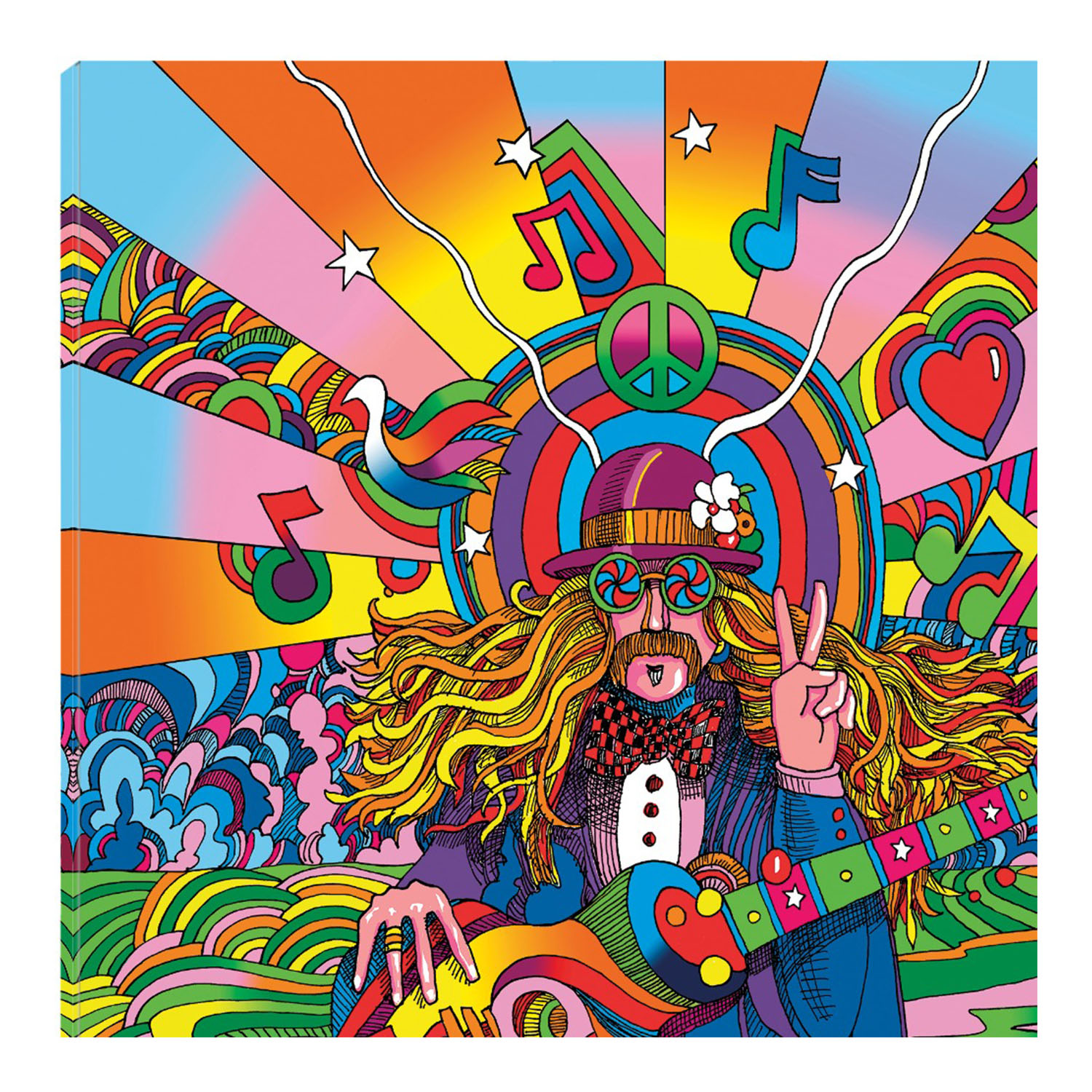 Foto 1 | Cuadro Decorativo Fine Art Tj Músico Hippie