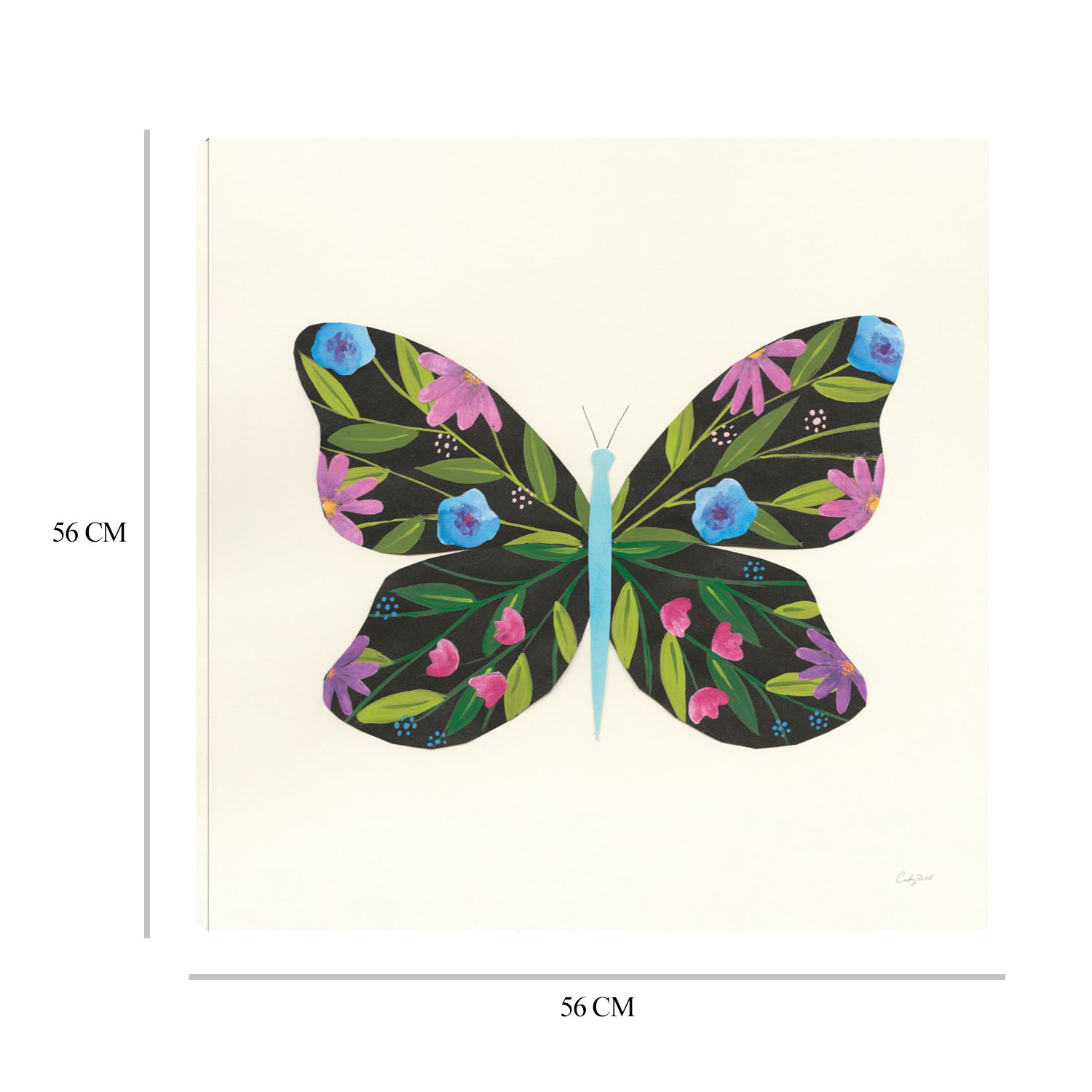 Foto 7 pulgar | Cuadro Decorativo Fine Art Tj Jardín De Mariposa Iii