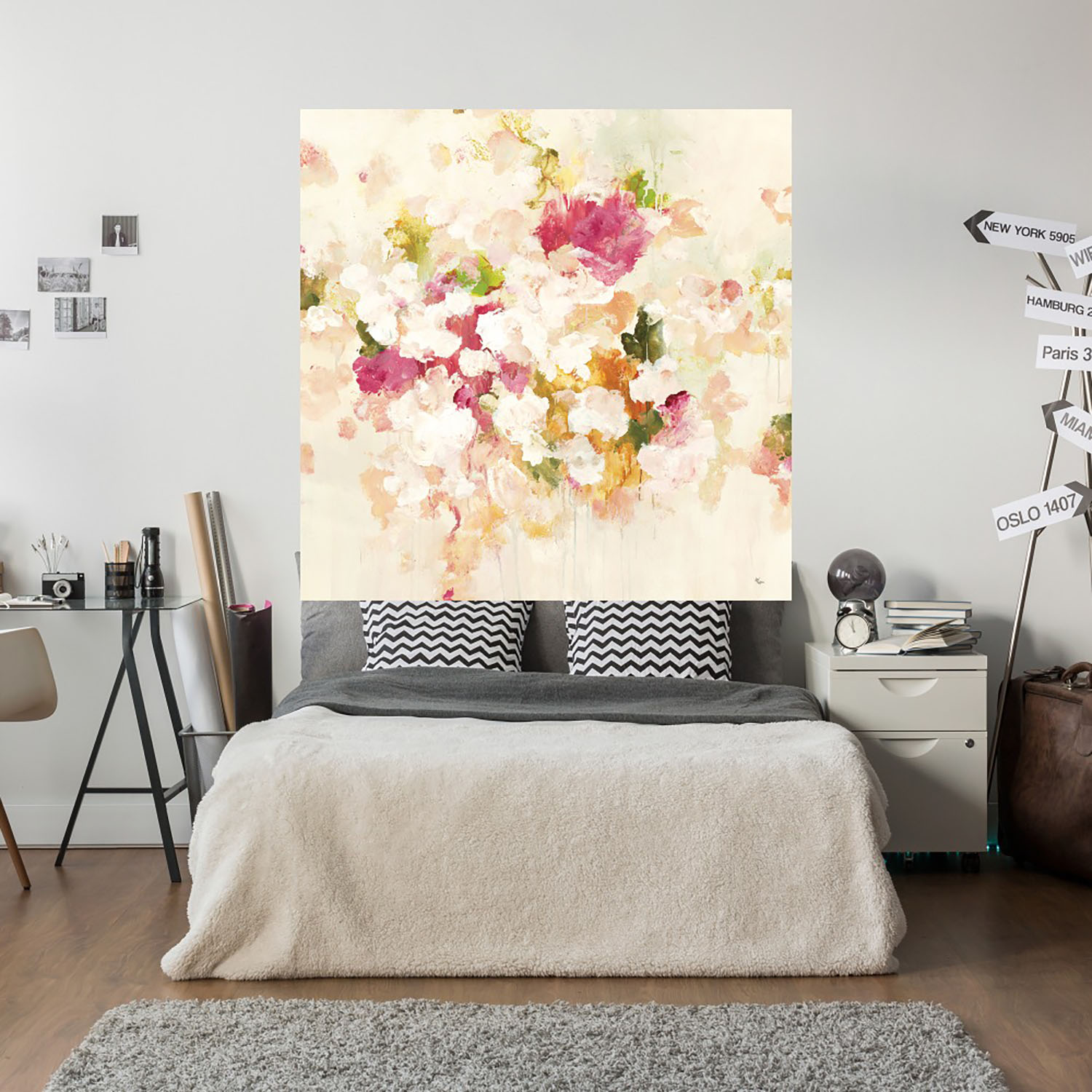 Foto 5 | Cuadro Decorativo Fine Art Tj Musa Floral Iv