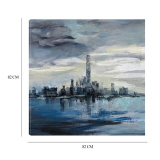 Foto 6 | Cuadro Decorativo - Invierno De Manhattan - Silvia Vassileva - Arte Moderno - Impresión En Lienzo - Fine Art Tj