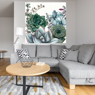 Foto 4 | Cuadro Decorativo - Jardin De Suculentas I - Susan Jill - Arte Moderno - Impresión En Lienzo - Fine Art Tj