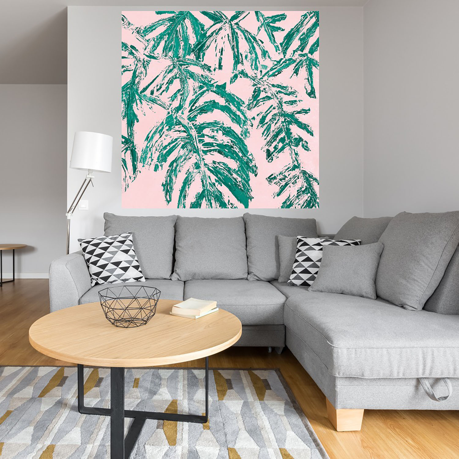 Foto 4 | Cuadro Decorativo Fine Art Tj Jardín Tropical Annmarie Coolick Arte Moderno Impresión en Lienzo