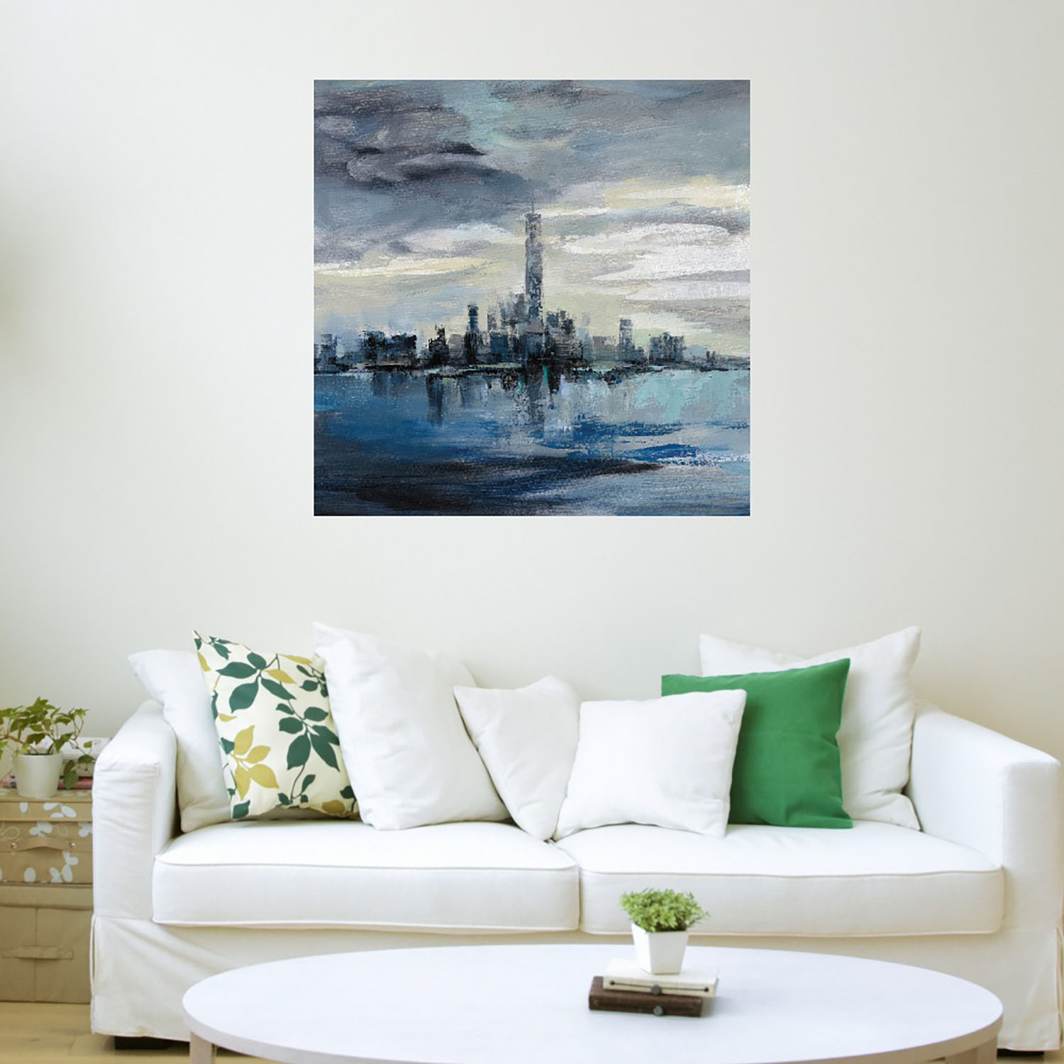 Foto 4 pulgar | Cuadro Decorativo - Invierno De Manhattan - Silvia Vassileva  - Arte Moderno - Impresión En Lienzo - Fine Art Tj