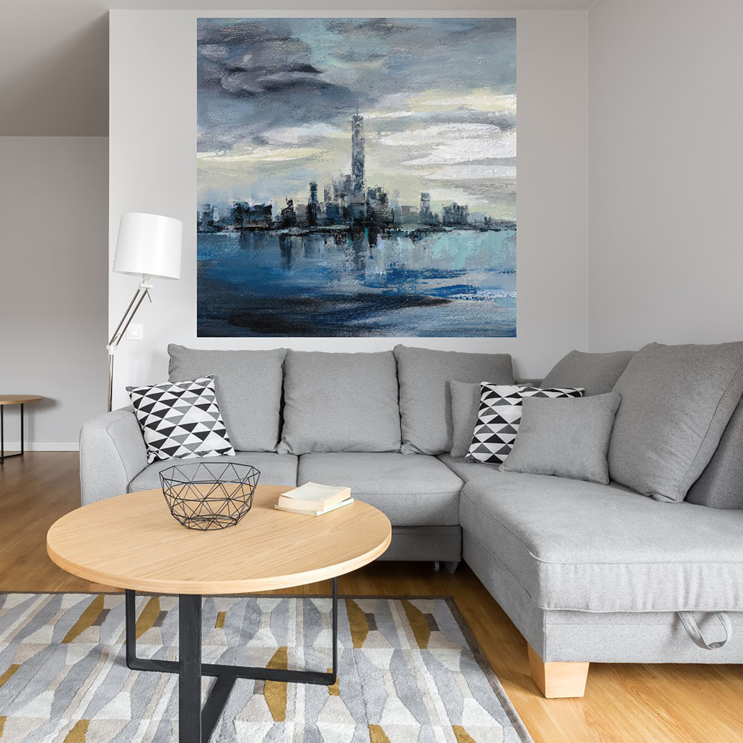 Foto 4 | Cuadro Decorativo - Invierno De Manhattan - Silvia Vassileva  - Arte Moderno - Impresión En Lienzo - Fine Art Tj