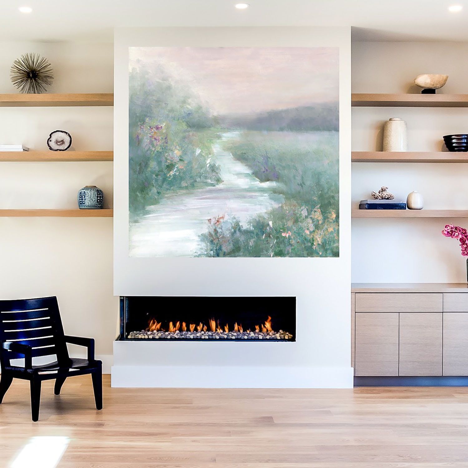 Foto 5 | Cuadro Decorativo - Invierno De Manhattan - Silvia Vassileva  - Arte Moderno - Impresión En Lienzo - Fine Art Tj