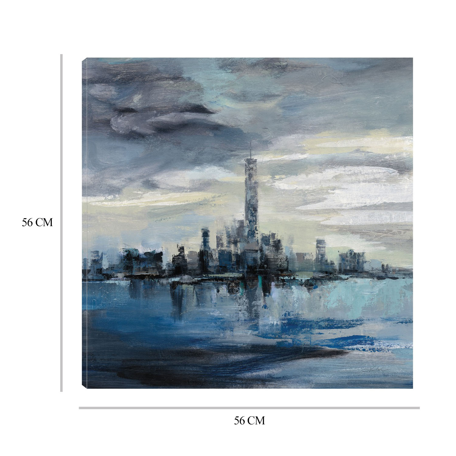Foto 7 pulgar | Cuadro Decorativo - Invierno De Manhattan - Silvia Vassileva  - Arte Moderno - Impresión En Lienzo - Fine Art Tj