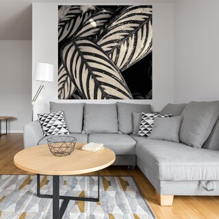 Foto 4 | Cuadro Decorativo Fine Art Tj Hojas Jaspeadas No. 2 Gary Horsfall Arte Moderno Impresión en Lienzo