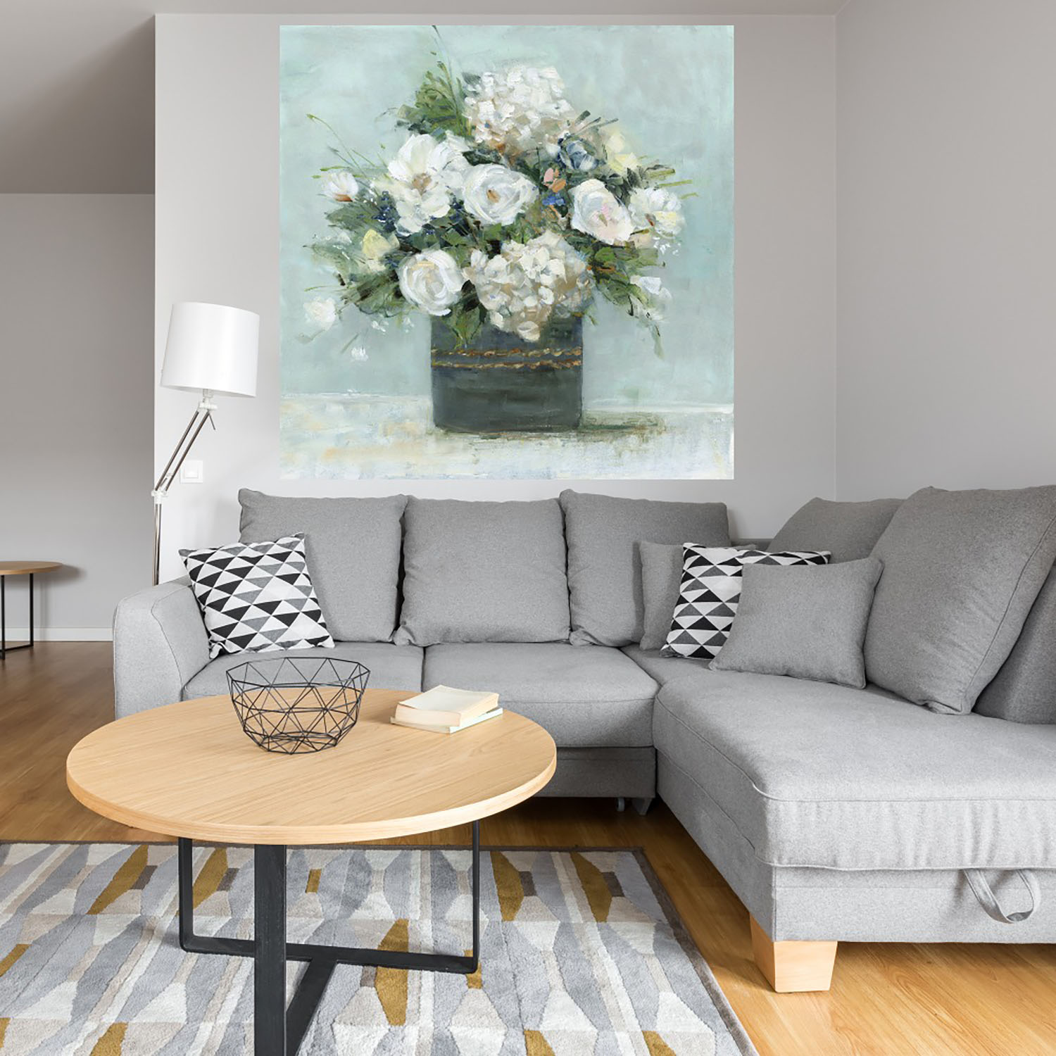 Foto 4 | Cuadro Decorativo - Mi Amore - Sally Swatland  - Arte Floral - Impresión En Lienzo - Fine Art Tj