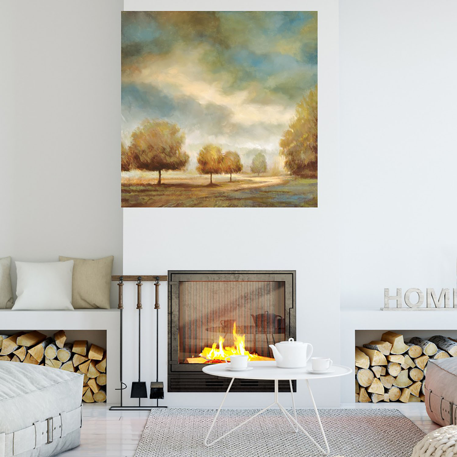 Foto 4 | Cuadro Decorativo - Luz Y Sombra I - Jeffrey Leonard  - Arte Paisaje - Impresión En Lienzo - Fine Art Tj