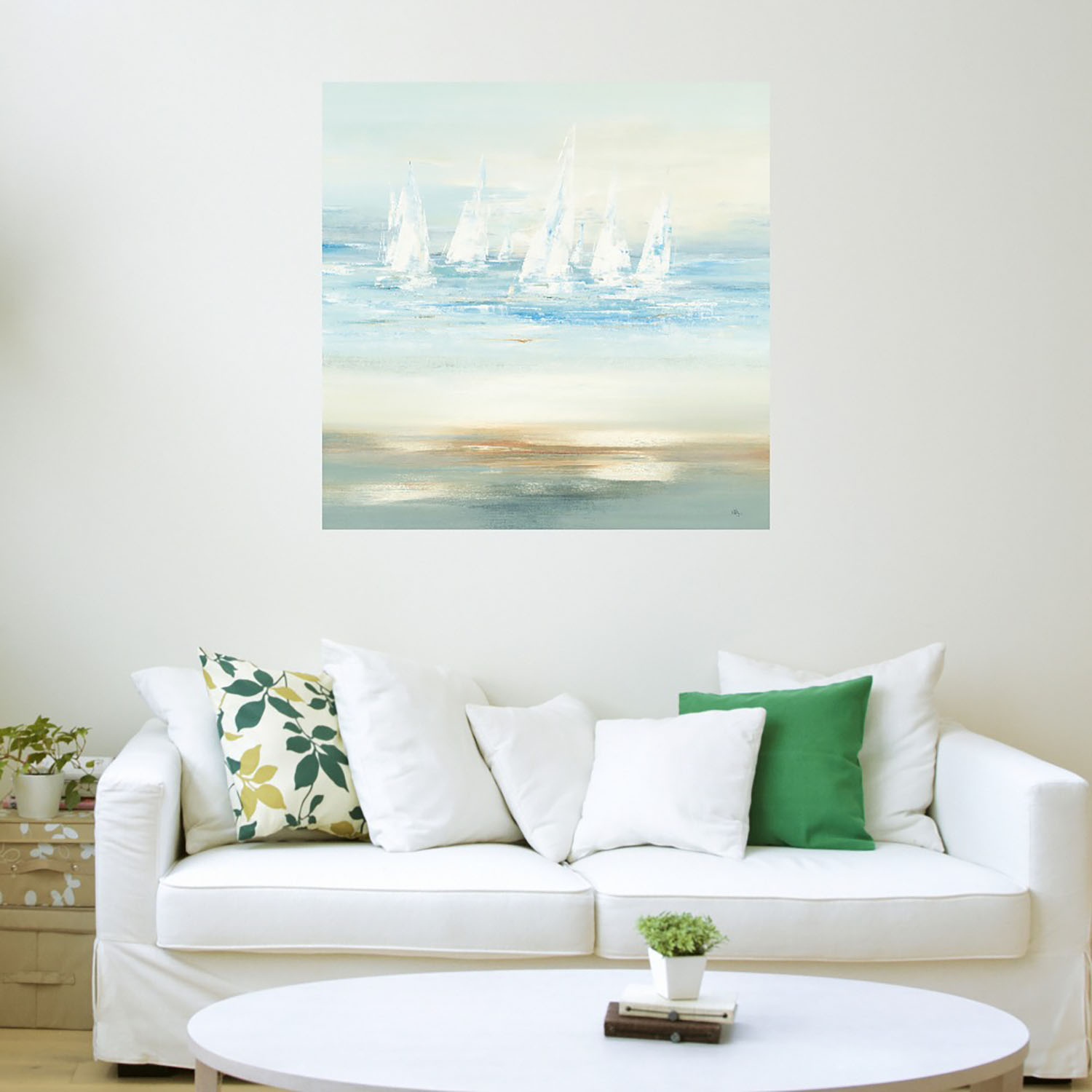 Foto 4 pulgar | Cuadro Decorativo - Hacia La Orilla I - Lisa Ridgers  - Arte Moderno - Impresión En Lienzo - Fine Art Tj