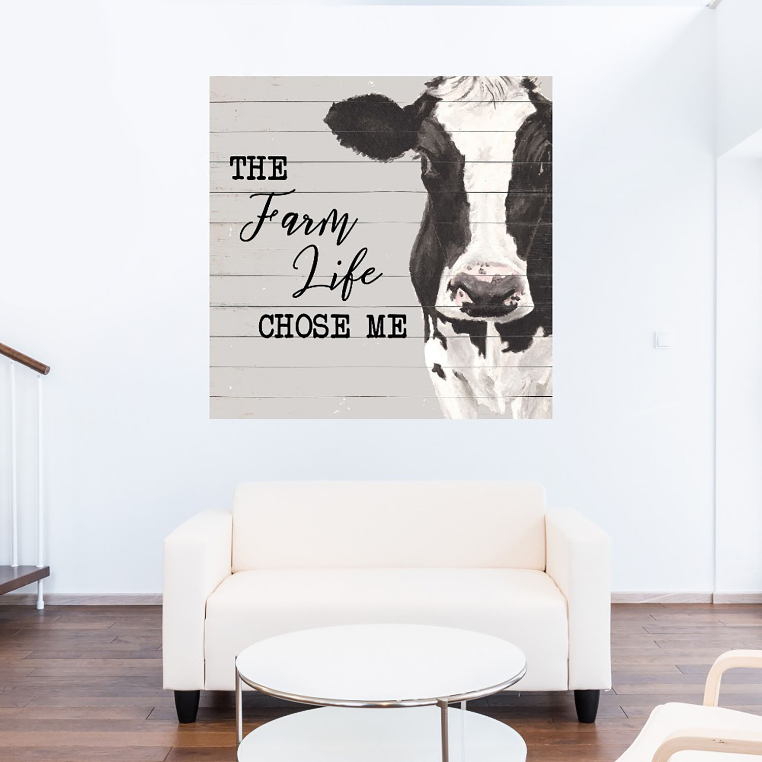 Foto 5 | Cuadro Decorativo - La Vida De La Granja - Jenny Green  - Arte Frases - Impresión En Lienzo - Fine Art Tj