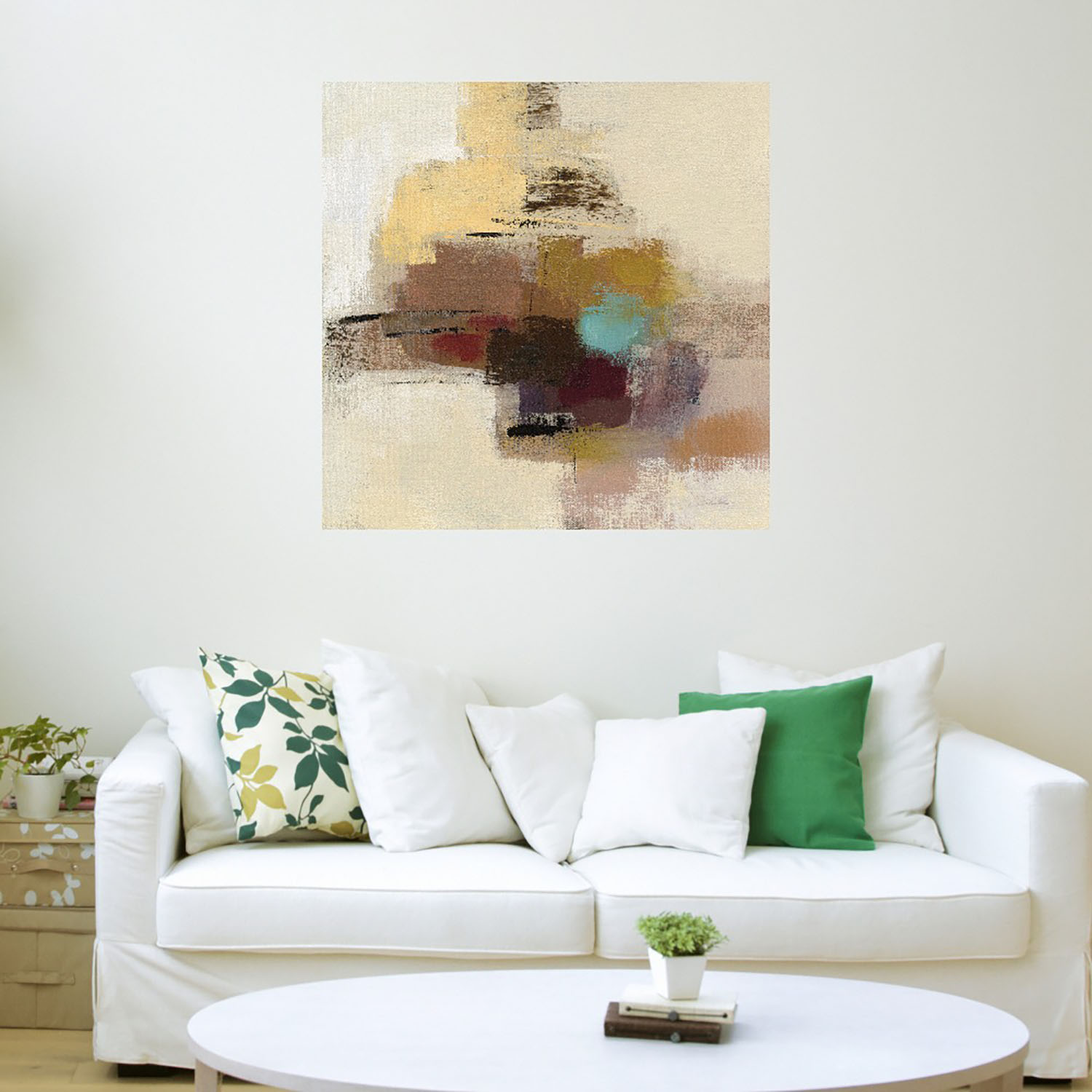 Foto 3 | Cuadro Decorativo - Guinda Abstracto Ii - Silvia Vassileva  - Arte Moderno - Impresión En Lienzo - Fine Art Tj