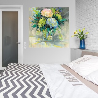 Foto 3 | Cuadro Decorativo - Hortensias Del Jardín - Jeanette Vertentes - Arte Moderno - Impresión En Lienzo - Fine Art Tj