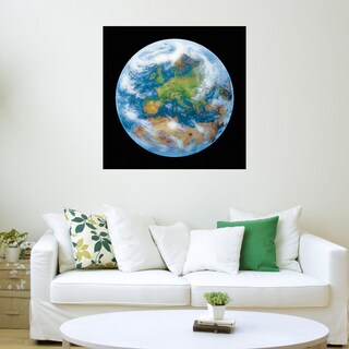 Foto 3 | Cuadro Decorativo Fine Art TJ 'Globo Terráqueo I' de Contemporary Photography 94 x 94 cm
