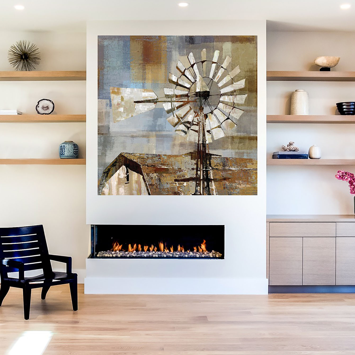 Foto 5 | Cuadro Decorativo Fine Art TJ 'Florison #47' de Alan Blaustein 82 x82 cm