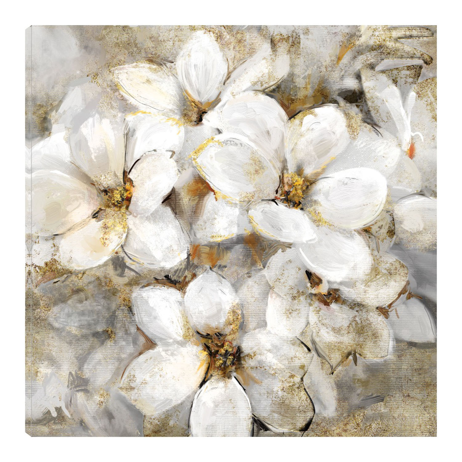 Foto 2 pulgar | Cuadro Decorativo Fine Art TJ 'Flores Festivas I' de Studio Arts 94 x 94 cm