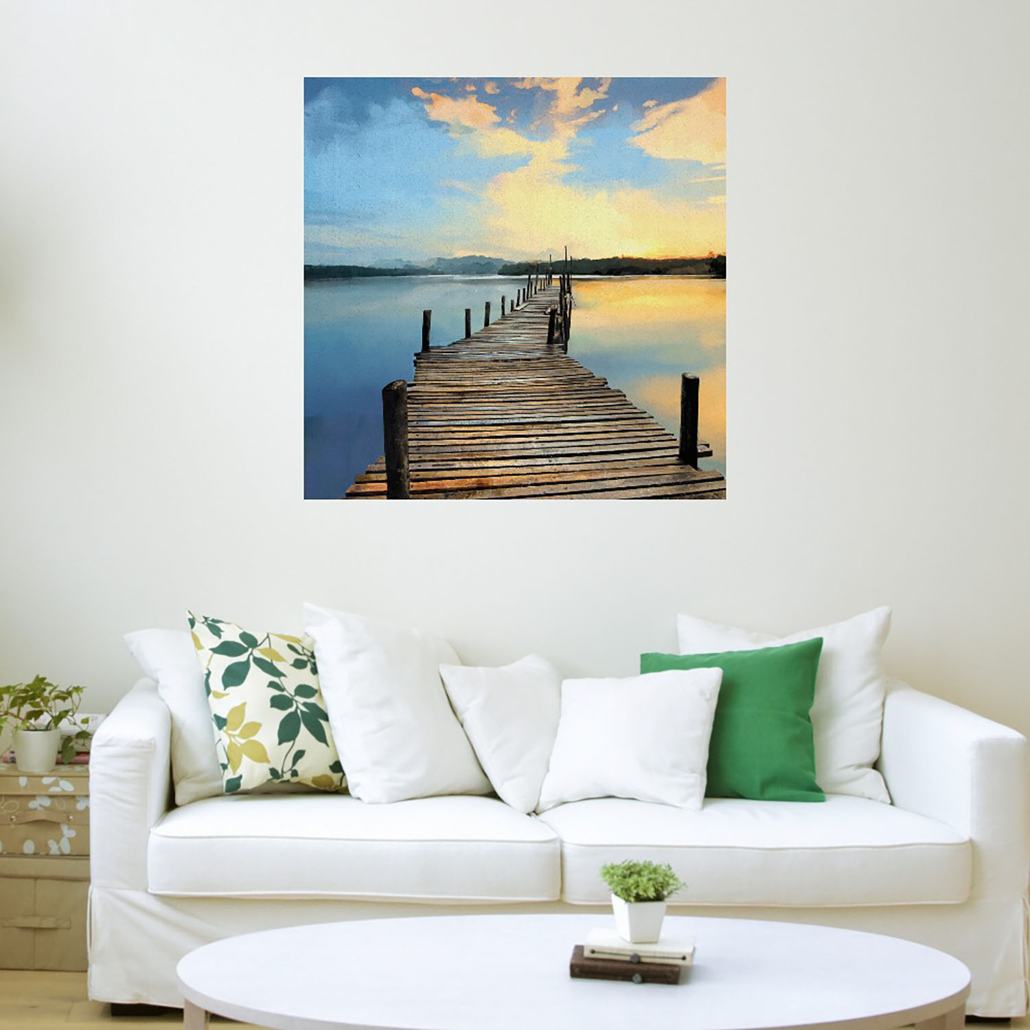 Foto 4 pulgar | Cuadro Decorativo Fine Art Tj Muelle del Atardecer Studio Arts